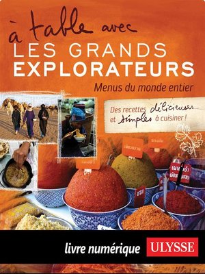 cover image of À table avec Les Grands Explorateurs--Menus du monde
